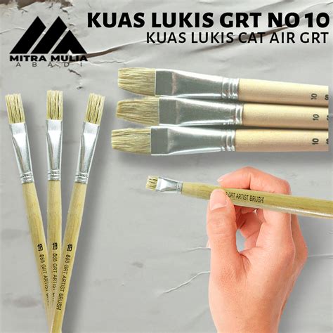 kuas lukis grt    kuas gambar lukis cat air eterna lazada