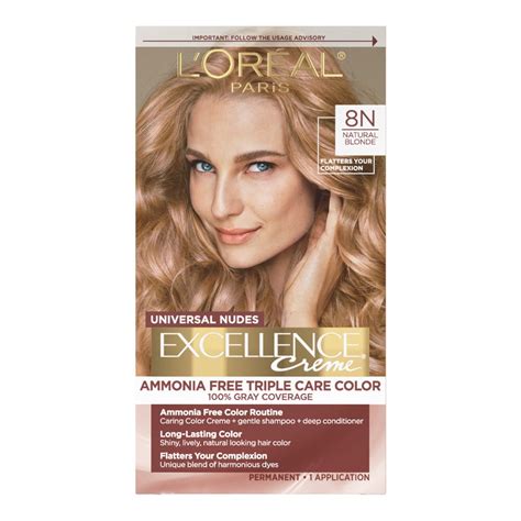 L Oreal Paris Excellence Universal Nudes Permanent Hair Color N Natural Blonde Ct Kroger