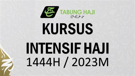 Kursus Intensif Haji H M Siri Youtube