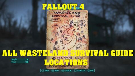 FALLOUT 4 All Wasteland Survival Guide Magazine Locations YouTube