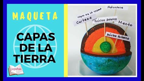 Maqueta De Las Capas De La Tierra En Icopor O Subsistemas De La Tierra🌎⚡ Capas De La Tierra