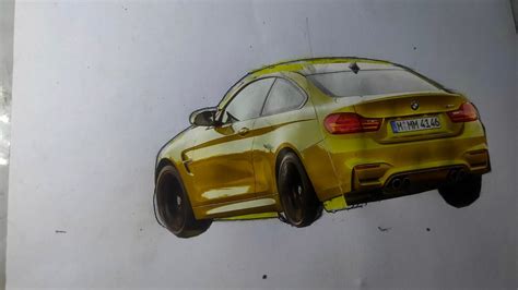 How To Draw Bmw Car Step By Step Kalakarkesabart Youtube