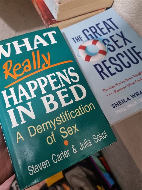 What Really Happens In Bed And The Great Sex Rescue Book Bundle On Carousell