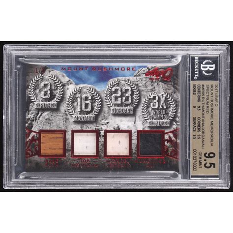 Babe Ruth Joe Montana Michael Jordan Muhammad Ali Leaf Q