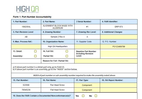 High Qa Blog As Rev C For Fai Is Here High Qa