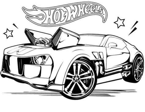 Hot Wheels para Colorir Desenhos Incríveis para Imprimir