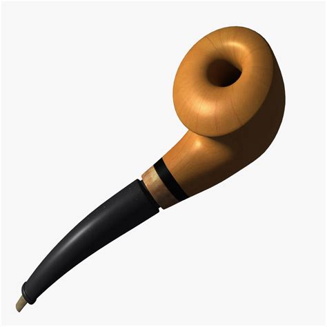 Smoking Pipe 3d Model 5 Max Ma Fbx 3ds Obj Free3d