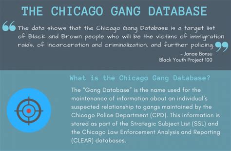 Chicago Gang Database Targets Black and Latino Men [Infographics]