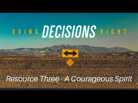 Resource Three A Courageous Spirit Faithlife Sermons