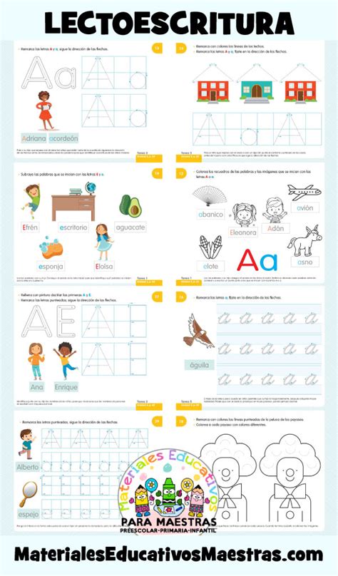 Cuaderno Lectoescritura Preescolar 1 Materiales Educativos Para Maestras Hot Sex Picture