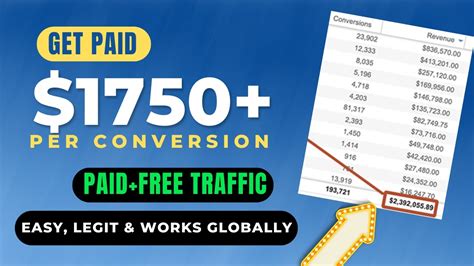 GET PAID 1750 Per Conversion Make Money Online 2023 Affiliate