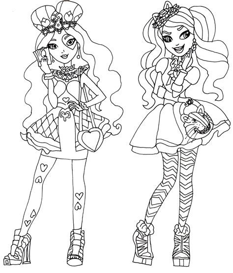 Free Printable Ever After High Coloring Pages October 2015