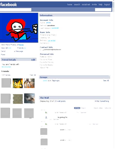 Blank Facebook Profile Page By Ask Mosskit-d5clbrv by Furbot118 on ...