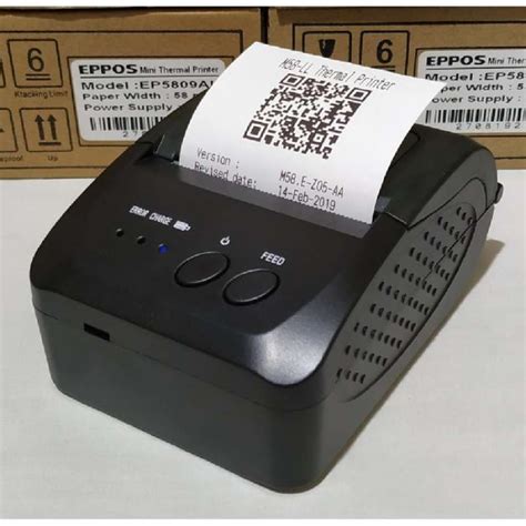 Jual Eppos Ep Ai Mini Printer Thermal Portable Bluetooth Di Seller