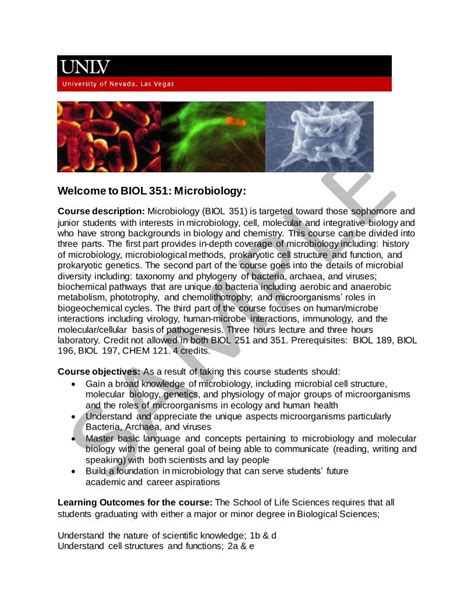 PDF Welcome To BIOL 351 Microbiology PDF FileWelcome To BIOL 351