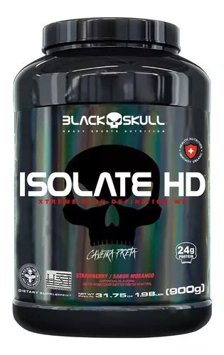 Isolate Hd Pote G Black Skull Whey Isolado E Concentrado Sabor