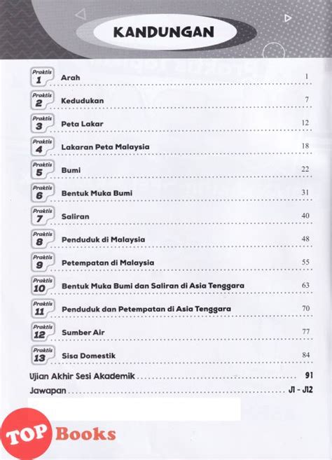 [topbooks Pelangi] Praktis Topikal Hebat Uasa Geografi Tingkatan 1 Ks