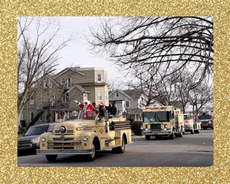 Belmar Fire Department Escorts Santa Through Town With A Classic Touch