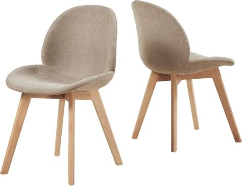 Eggree Lot De Chaises De Salle Manger Scandinave Chaises En Tissu