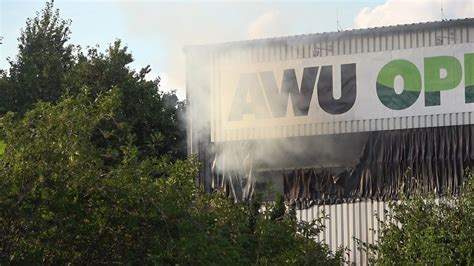 Reportnet24 De Wusterhausen Dosse Lagerhalle Der AWU OPR Mit 160