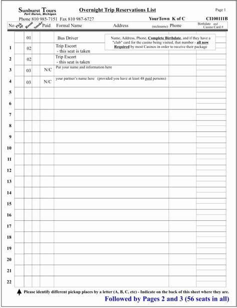 Truck Driver Trip Sheet Pdf Printable