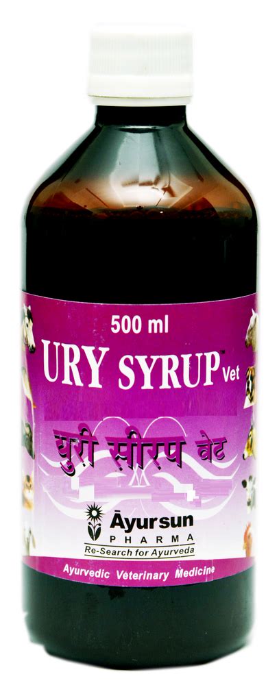 Herbal Veterinary Medicine For Urinary Tract Infection Ayursun Ury Syrup At Rs 145 Milliliter