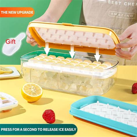 Food Grade Ice Cube Mold Tray Set Acess Rios De Cozinha Tampas