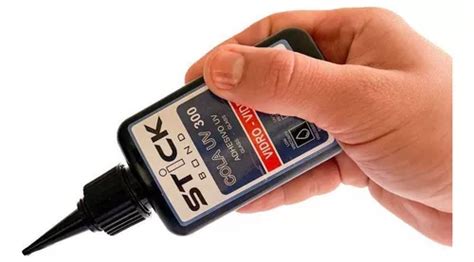 Cola Kafuter K300 Vidro Cristal Acrilico Alta Transparência | Frete grátis