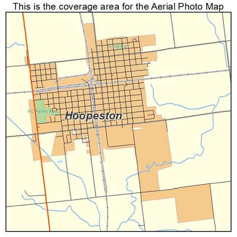 Aerial Photography Map of Hoopeston, IL Illinois