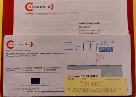 American Express (AMEX) The address is correct and confirmed by other ...