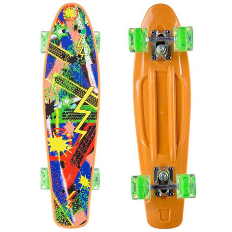 Скейт Пенни Борд Penny Board Cruiser круизер Profi со светящимися ...