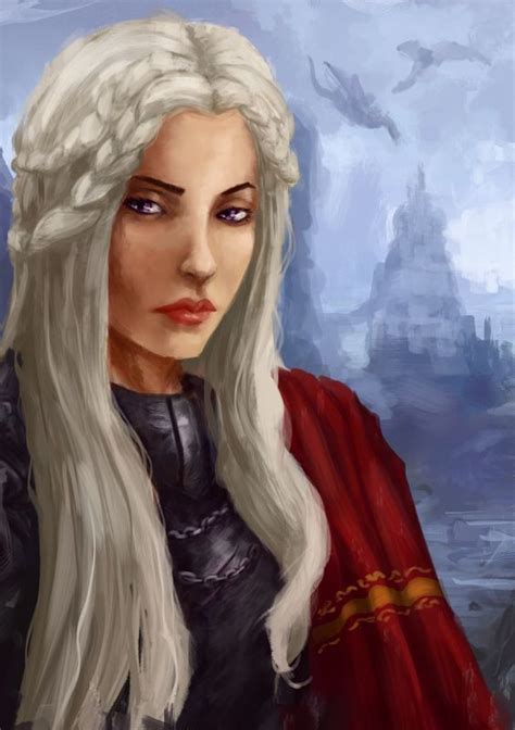 Daenerys Targaryen Arte Game Of Thrones Fogo E Gelo As Crônicas De