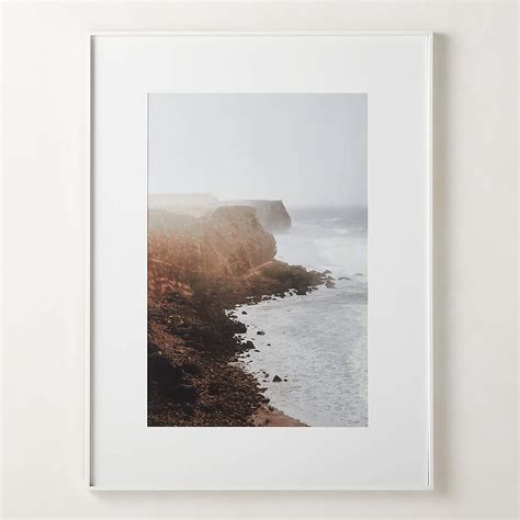 Gallery White Picture Frame with White Mat 24"x36" + Reviews | CB2