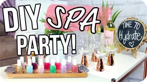 Diy Spa Party On A Budget Youtube Diy Spa Party Diy Spa Spa Party