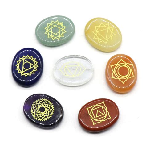 Cristal Natural Chakra De Cuarzo 7 Chakras Meditación Etsy