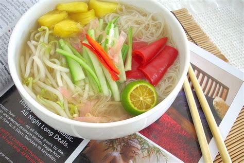 The Modern VEGETARIAN Recipes Vegetarian Assam Laksa Hot And Sour Noodle Soup
