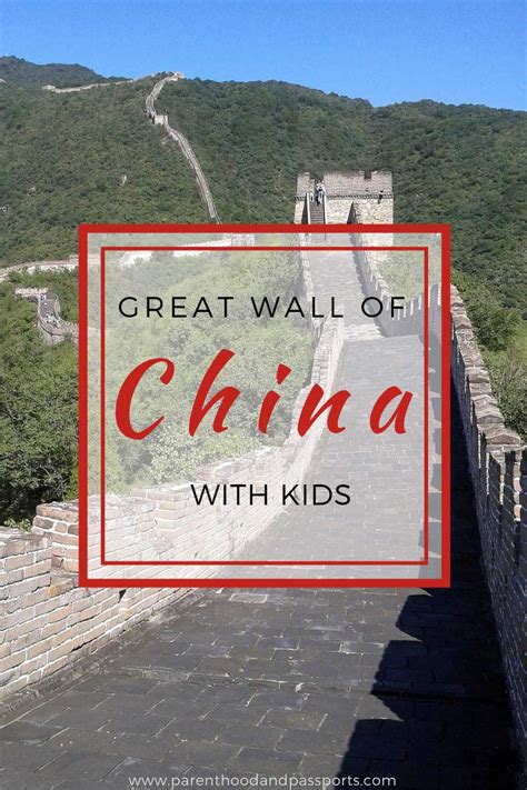 The Great Wall of China with kids