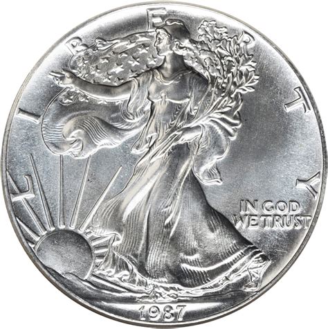 Value of 1987 $1 Silver Coin | American Silver Eagle Coin