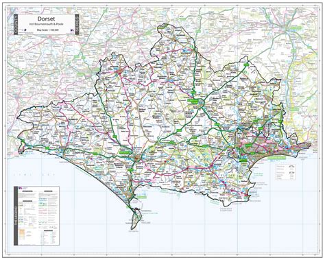 Dorset County Map (2021) – Map Logic