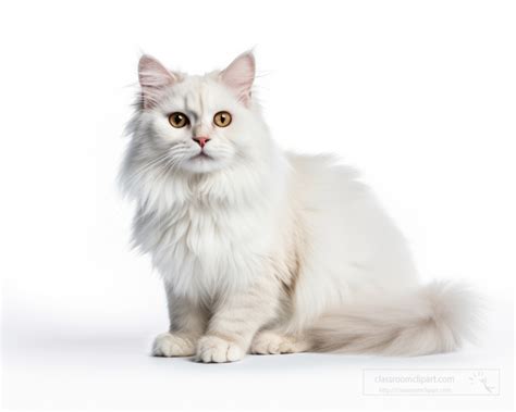 Cat Pictures-white cat on a white background