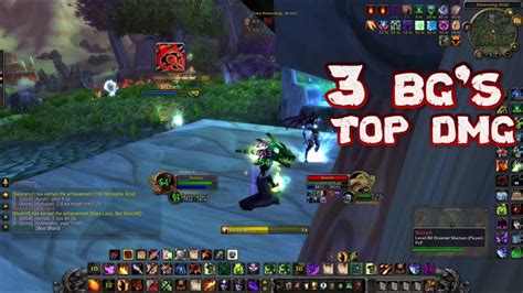 3 Top DMG BG S In A Row On Destro Lock WotLK Solo PvP YouTube