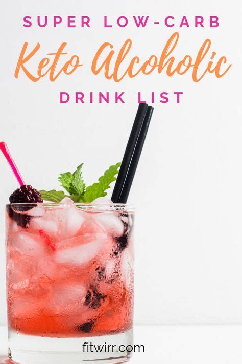 33 Best Keto Alcohol Drinks You Can Totally Enjoy Fitwirr Keto Diet