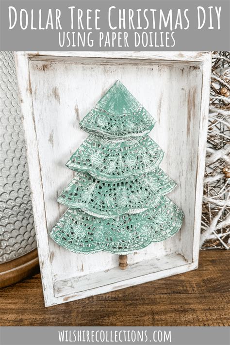 Dollar Tree Christmas DIY Using Paper Doilies Wilshire Collections