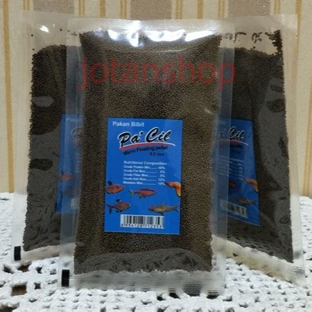 Jual Pacil Mm Makanan Pakan Bibit Micro Pelet Pellet Ikan Kecil