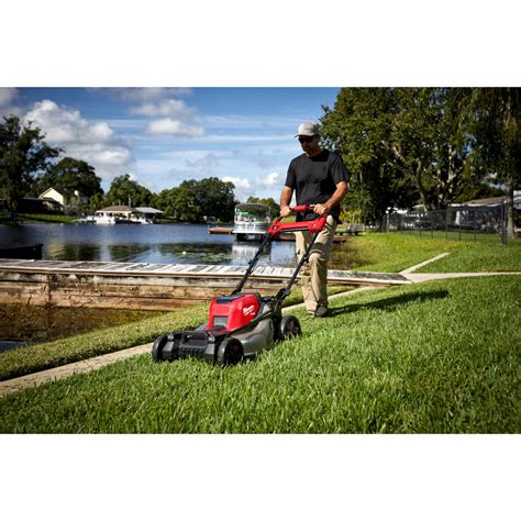 Milwaukee M Fuel Inch Self Propelled Dual Battery Mower Kit Gme