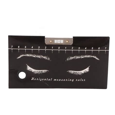 EBTOOLS Règle de microblading de pochoir de sourcil Pochoir à sourcils