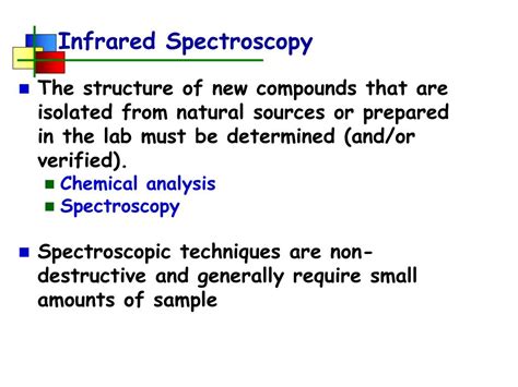 PPT - Infrared Spectroscopy PowerPoint Presentation, free download - ID:3204341