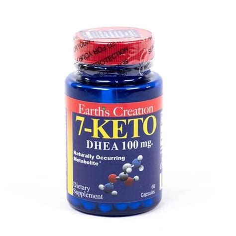 Comprar 2x 7 Keto Dhea 100 Mg Earth´s Creation Total 120 Cápsulas Tudo Vitaminas Loja De