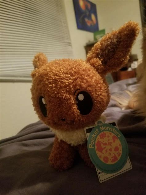 Sekiguchi Pokemon Mokomoko Plush Eevee 2064484385