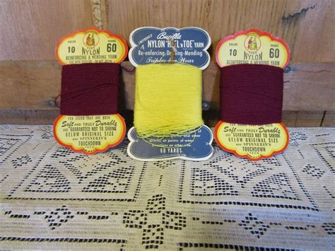 Darning Thread Reinforcing And Mending Nylon Yarn Spinnerins And